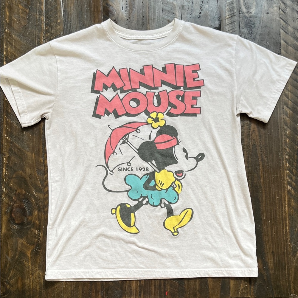 Minnie Mouse Graphic T-Shirt - White